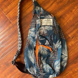 Kavu Blue and Orange Sling Bag